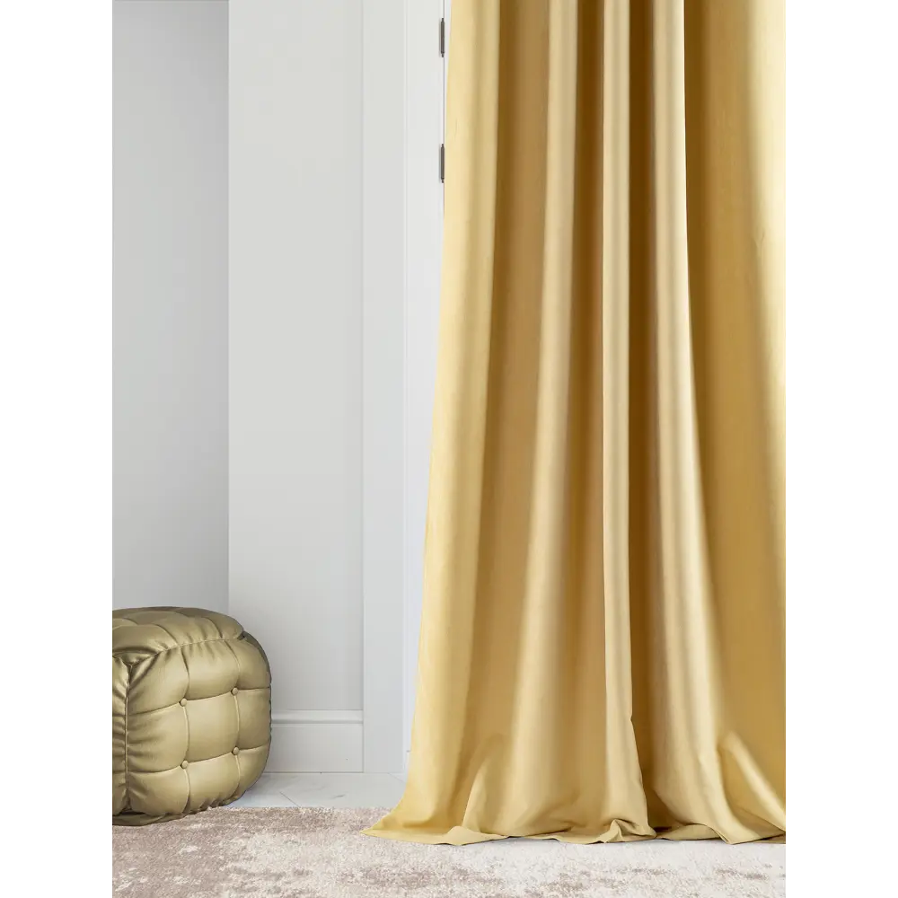 Фото 4 Штора на люверсах At Home Анби сатин 140x230 см цвет золотой AA108005 Фото 4 Штора на люверсах At Home Анби сатин 140x230 см цвет золотой AA108005