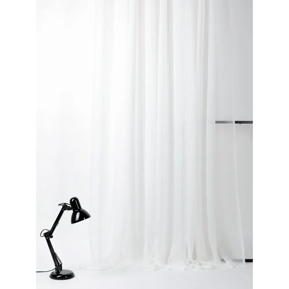 Фото 2 Тюль на ленте Helga Вита вуаль 150x280 см цвет белый HH121628 Фото 2 Тюль на ленте Helga Вита вуаль 150x280 см цвет белый HH121628