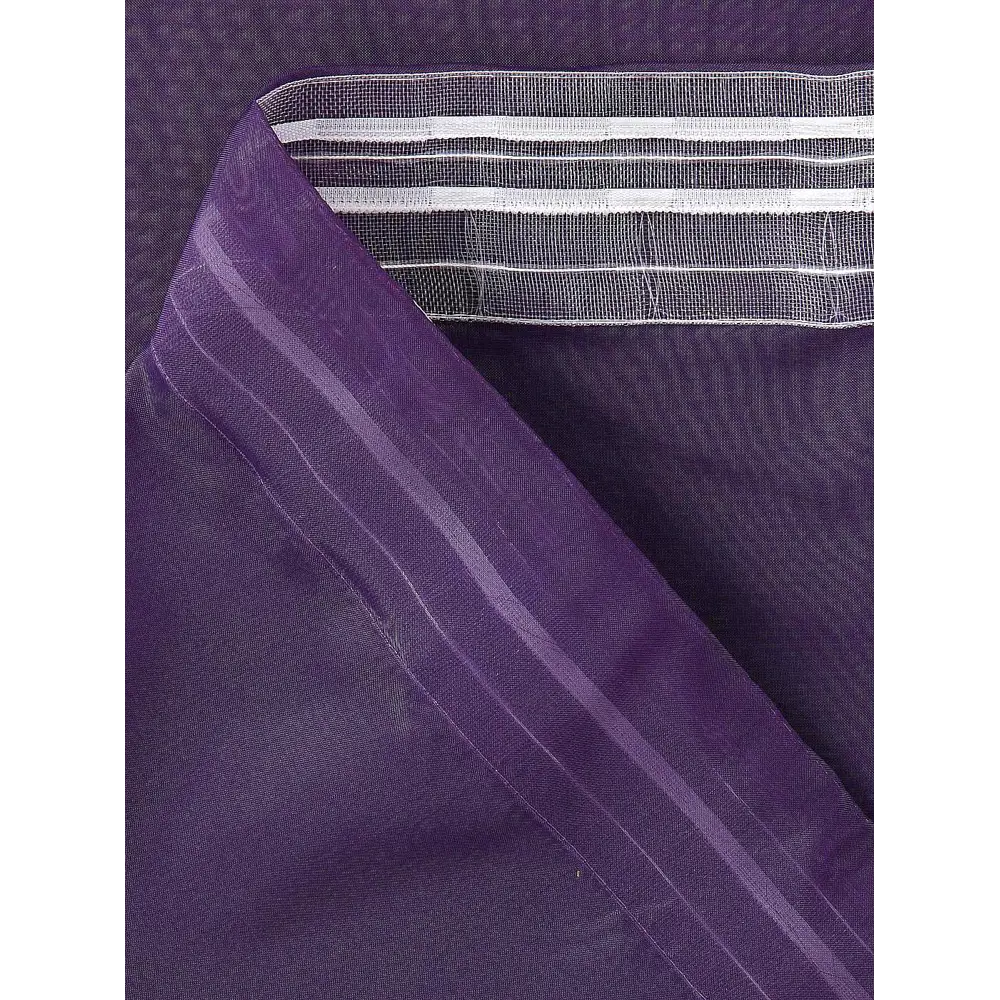 Фото 10 Тюль на ленте Helga Леонайд вуаль 400x270 см цвет фиолетовый HH123421