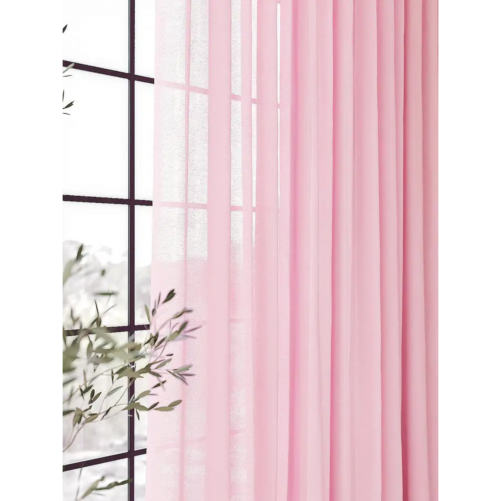 Фото 5 Тюль на ленте Helga Тантс вуаль 300x320 см цвет розовый HH125282 Фото 5 Тюль на ленте Helga Тантс вуаль 300x320 см цвет розовый HH125282