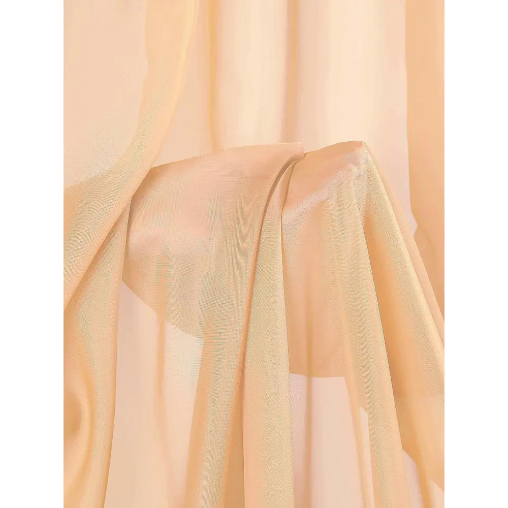 Фото 7 Тюль на ленте Helga Леонс вуаль 200x290 см цвет оранжевый HH123667