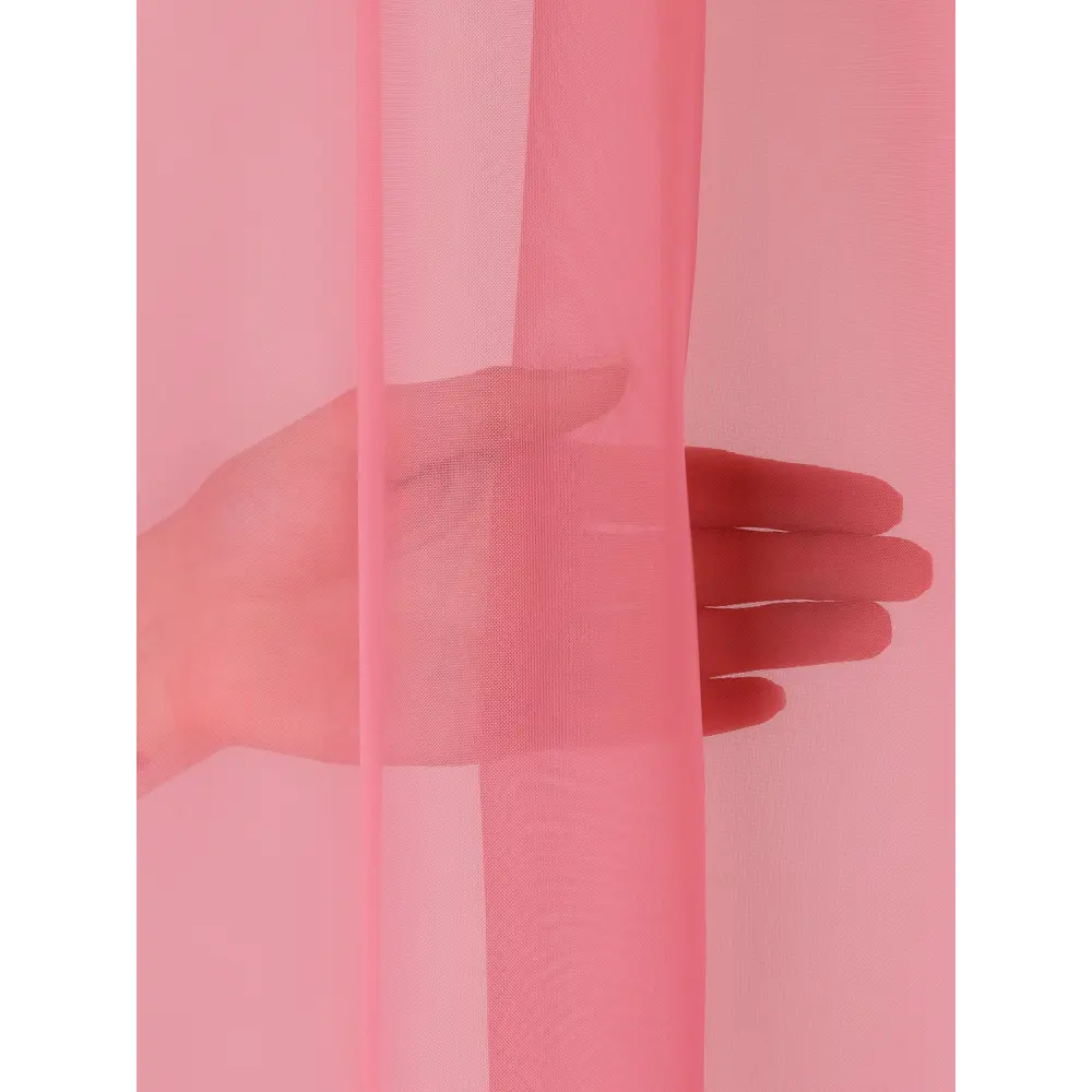 Фото 4 Тюль на ленте Helga Алвис вуаль 150x250 см цвет красный HH125013