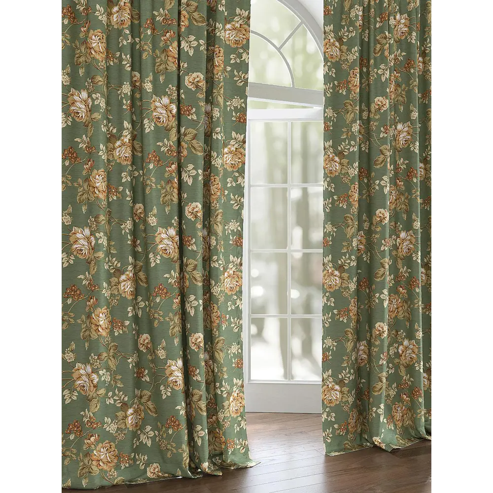 Фото 3 Комплект штор на ленте Helga Гуда блэкаут 150x260 см цвет желтый/оранжевый/золотистый/зеленый HH950333 Фото 3 Комплект штор на ленте Helga Гуда блэкаут 150x260 см цвет желтый/оранжевый/золотистый/зеленый HH950333