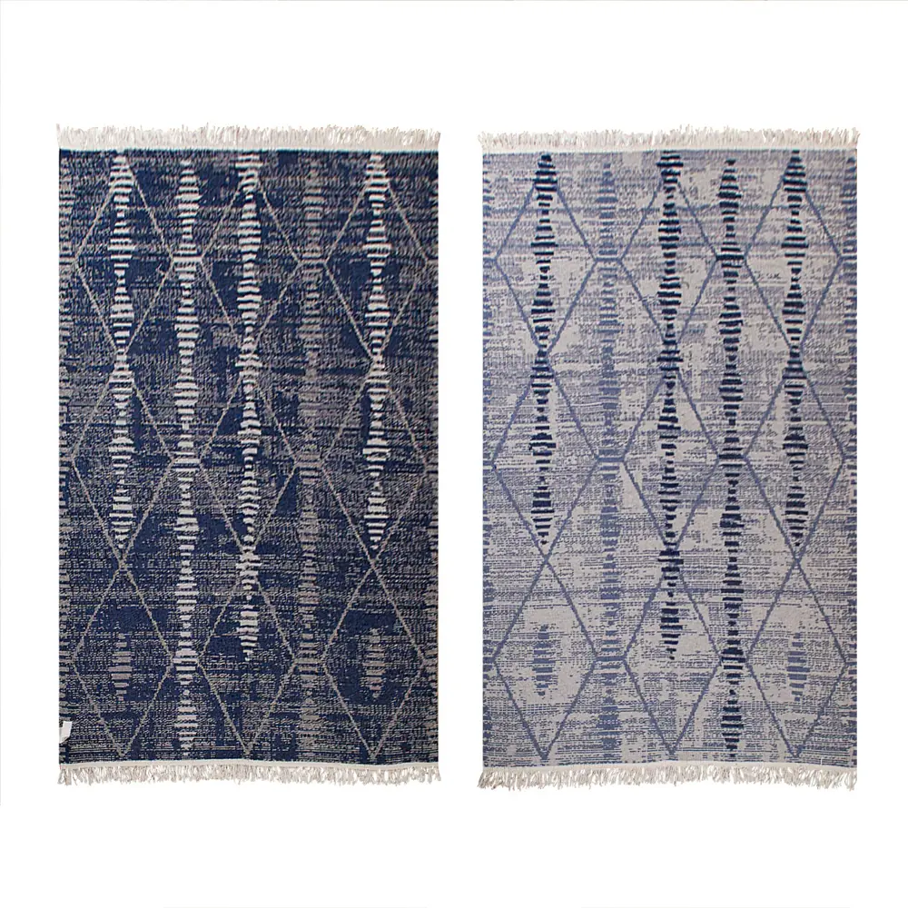 Фото Коврик для ванной комнаты ICARPET 854882 180x120см цвет синий