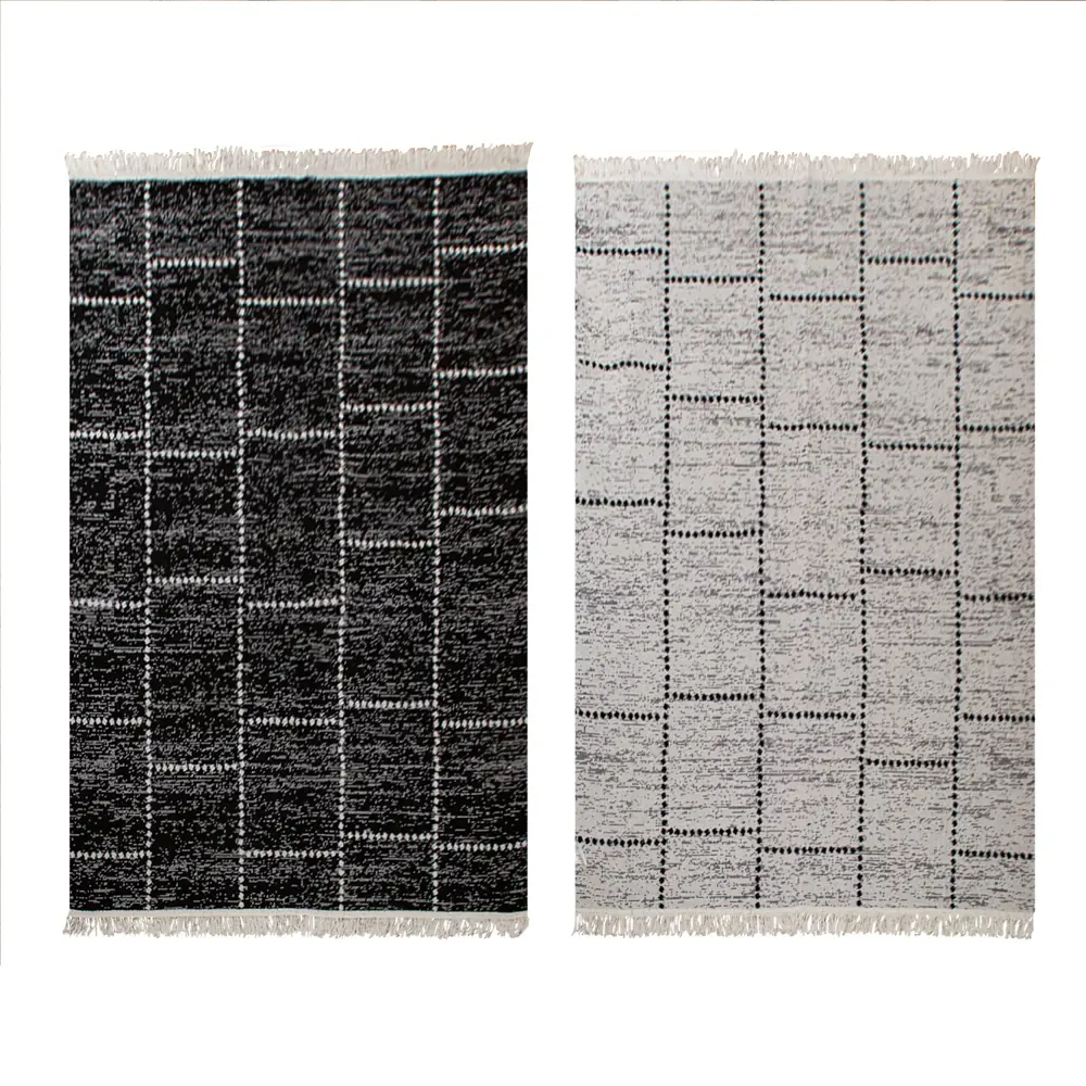 Фото Коврик для ванной комнаты ICARPET 854974 180x120см цвет разноцветный