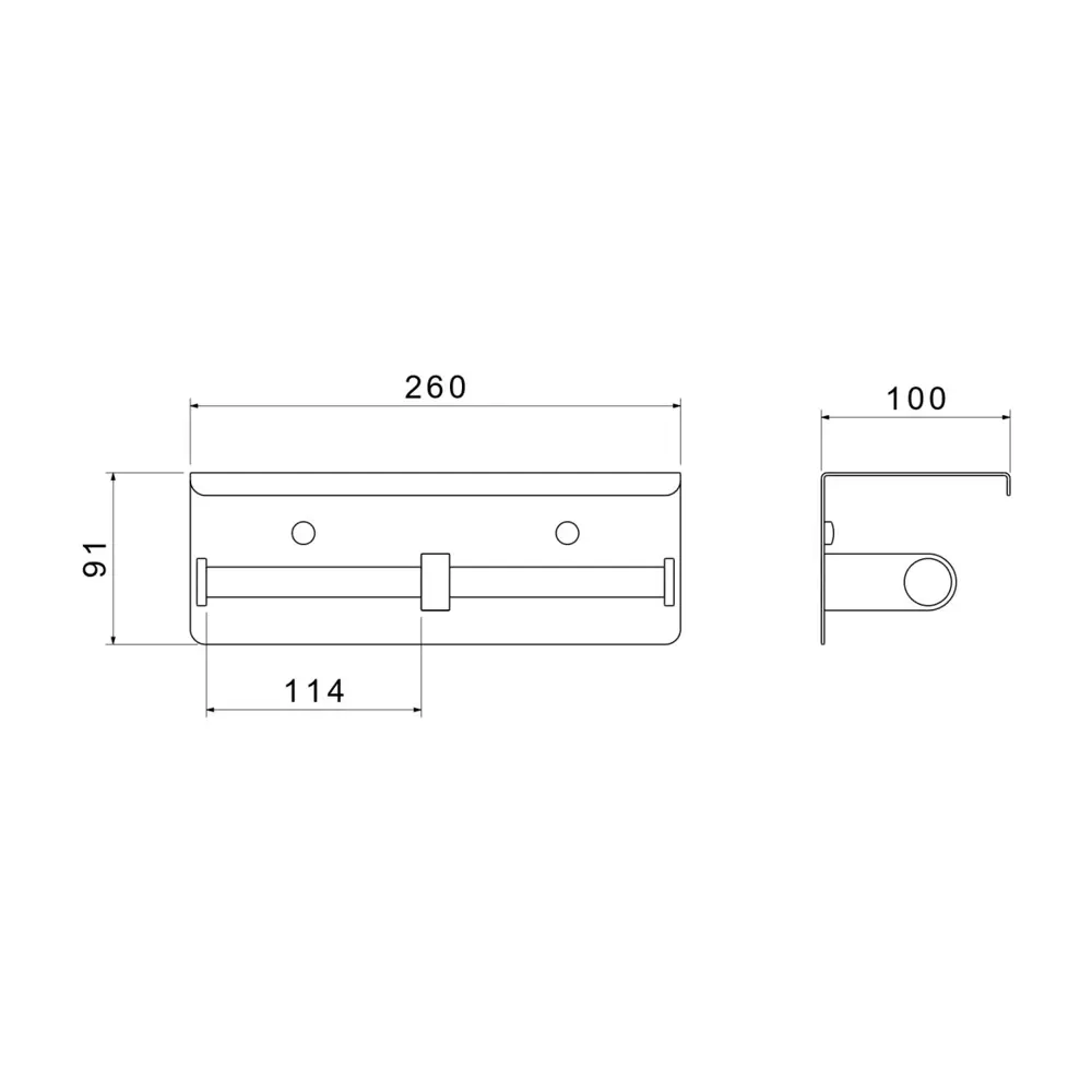 Фото 2 Держатель для туалетной бумаги Aquatek 00000135700 цвет хром Фото 2 Держатель для туалетной бумаги Aquatek 00000135700 цвет хром