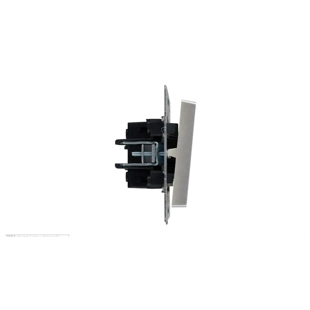 Фото 4 Выключатель проходной встраиваемый Iek Brite BR-V12-1-10-K47 1 клавиша с подсветкой цвет алюминий Фото 4 Выключатель проходной встраиваемый Iek Brite BR-V12-1-10-K47 1 клавиша с подсветкой цвет алюминий