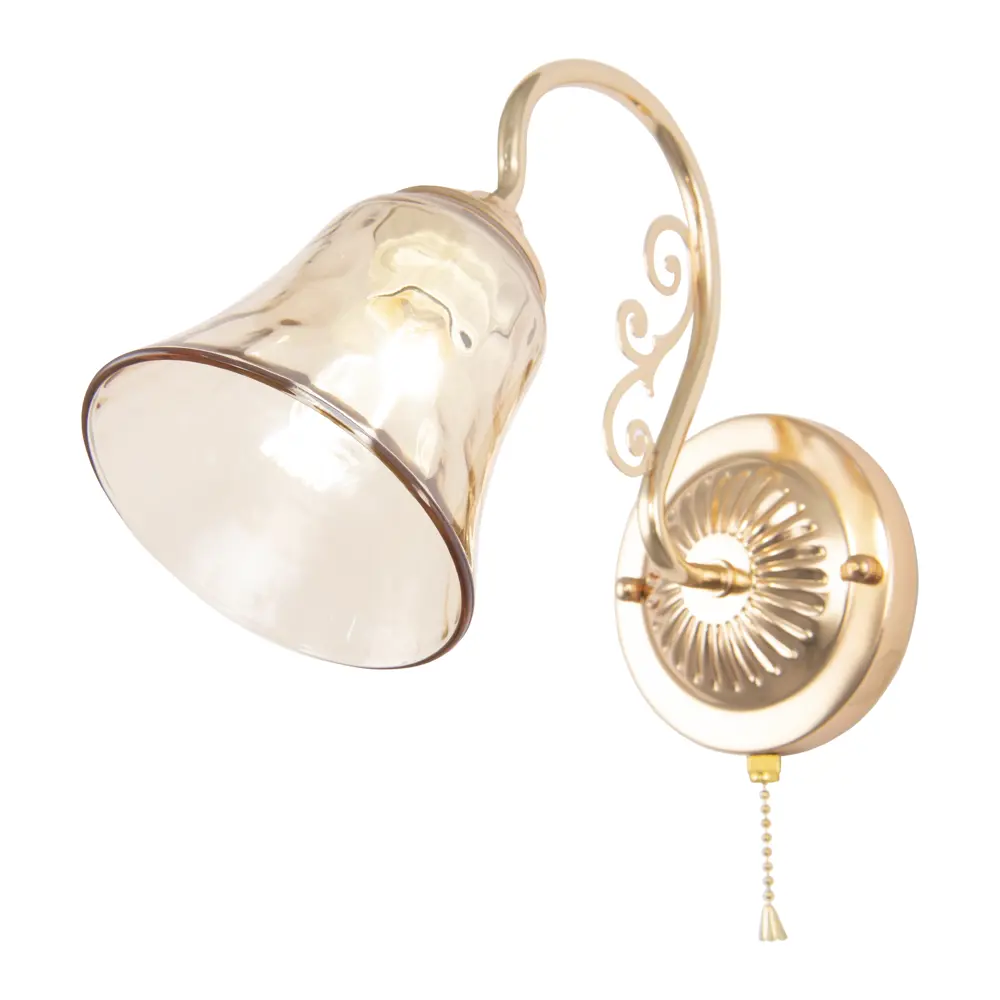 Фото Настенный светильник Arte perfetto luce 376365 цвет жёлтый/золотой Фото Настенный светильник Arte perfetto luce 376365 цвет жёлтый/золотой