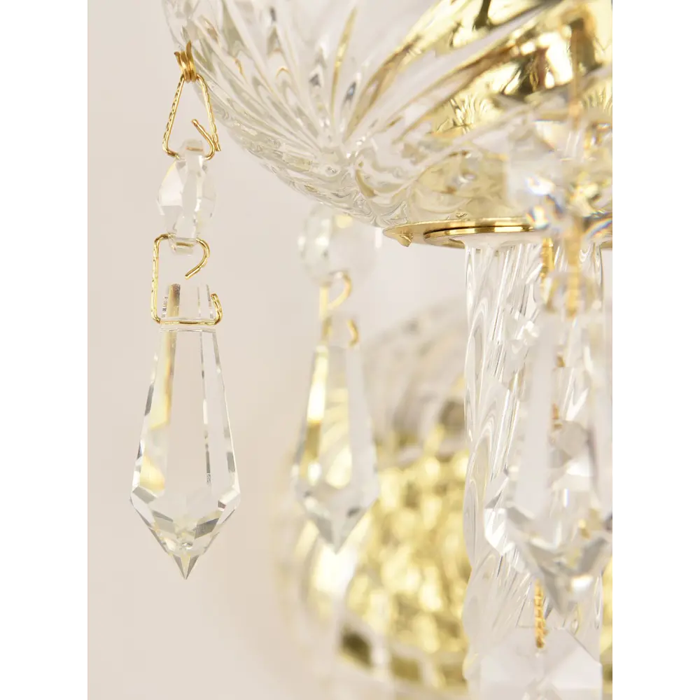 Фото 2 Настенный светильник Bohemia ivele crystal 75137 цвет золото Фото 2 Настенный светильник Bohemia ivele crystal 75137 цвет золото