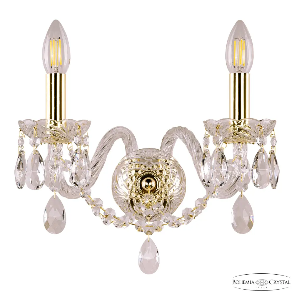 Фото 4 Настенный светильник Bohemia ivele crystal 83919 цвет золото Фото 4 Настенный светильник Bohemia ivele crystal 83919 цвет золото