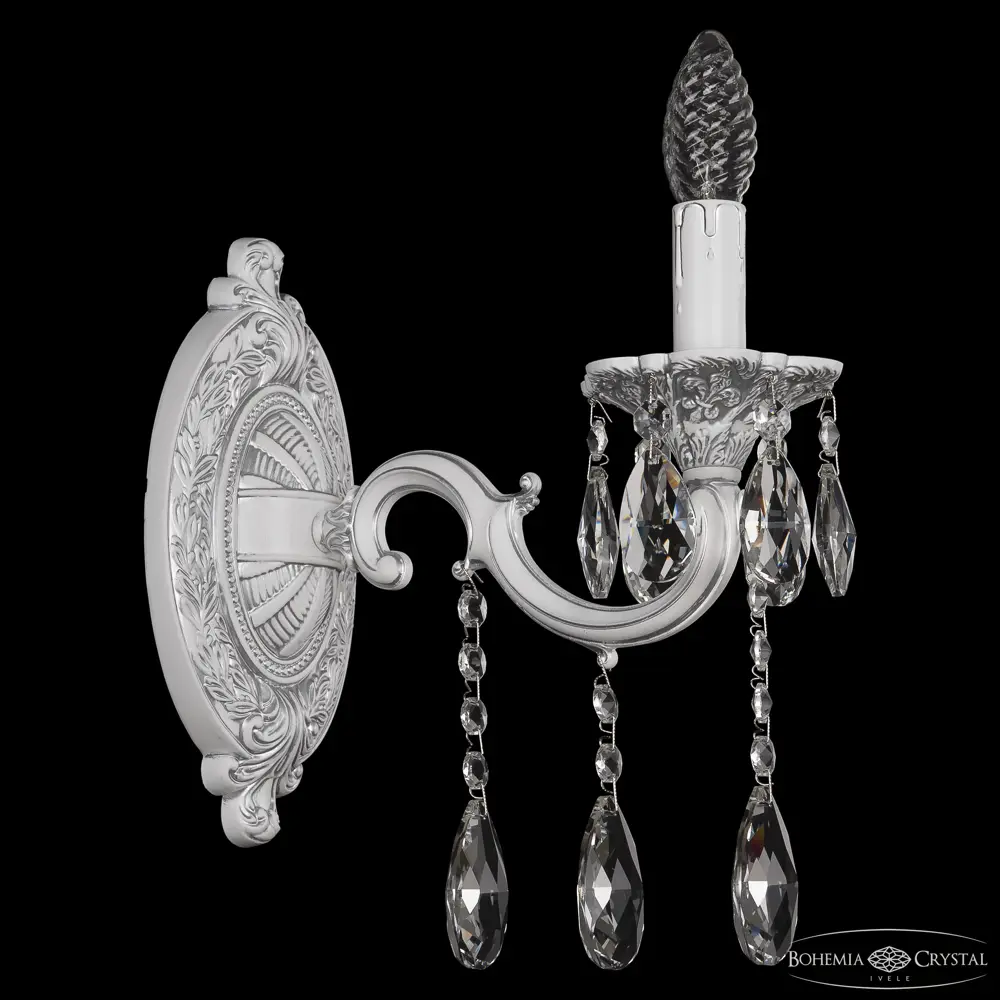 Фото 2 Настенный светильник Bohemia ivele crystal 161701 цвет белый Фото 2 Настенный светильник Bohemia ivele crystal 161701 цвет белый