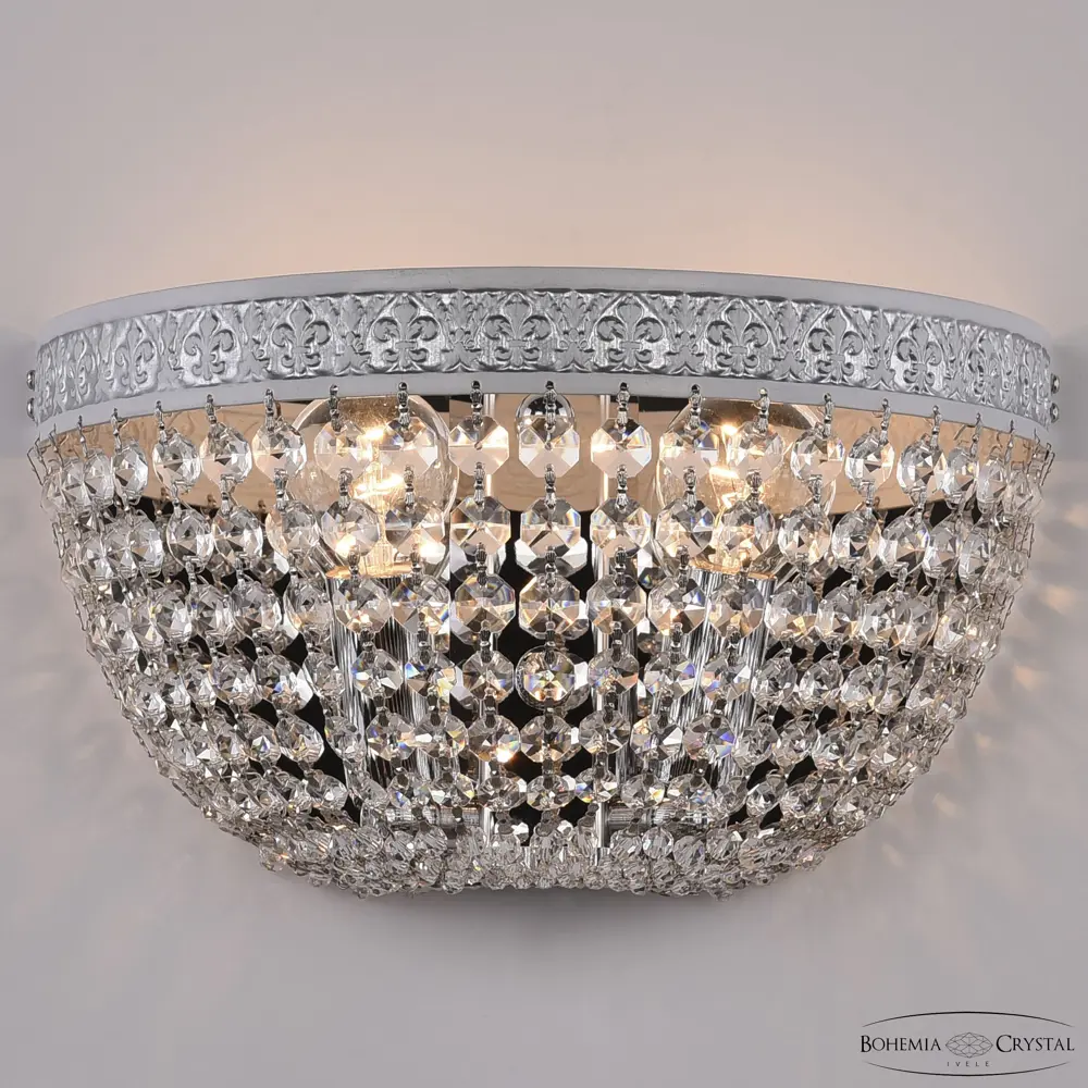 Фото Настенный светильник Bohemia ivele crystal 174441 цвет белый Фото Настенный светильник Bohemia ivele crystal 174441 цвет белый
