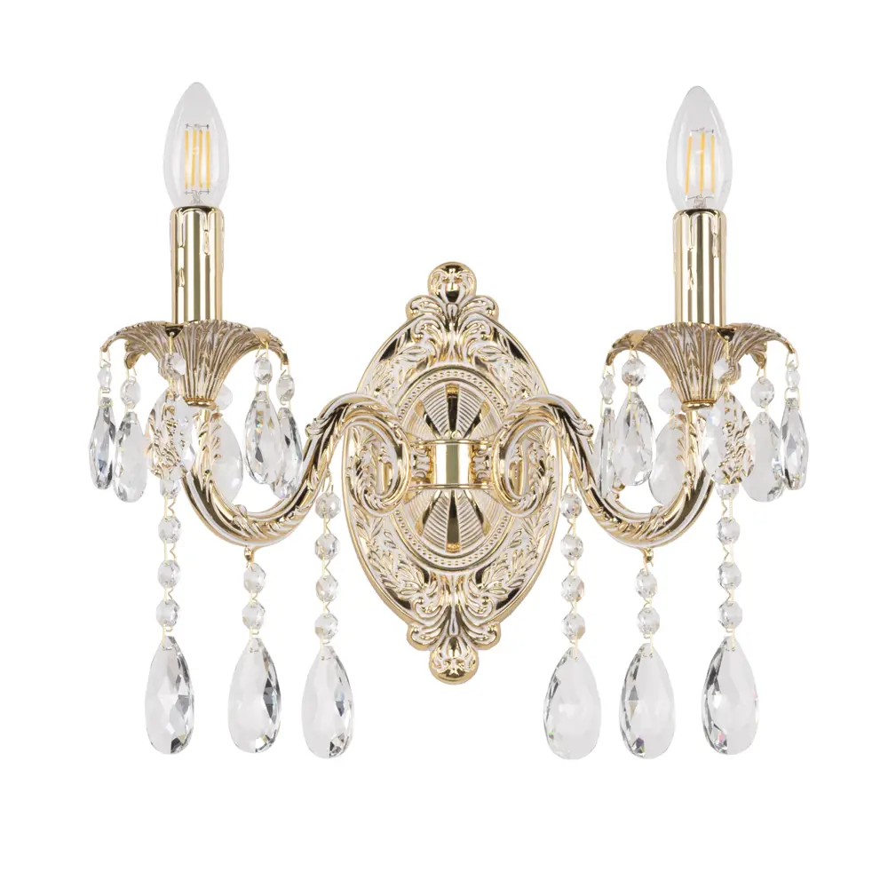 Фото Настенный светильник Bohemia ivele crystal 402878 цвет золотой Фото Настенный светильник Bohemia ivele crystal 402878 цвет золотой