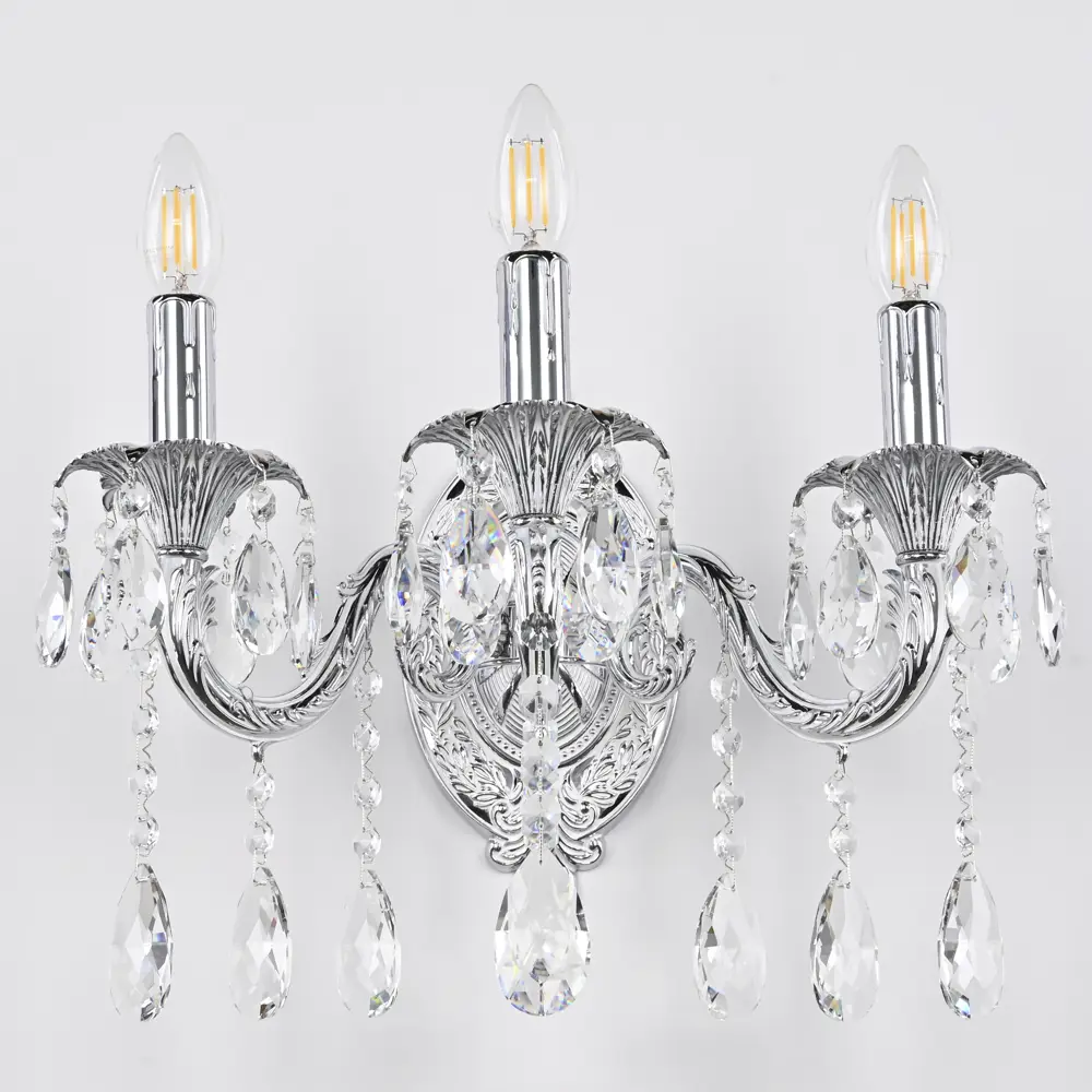 Фото 3 Настенный светильник Bohemia ivele crystal 426919 цвет хром Фото 3 Настенный светильник Bohemia ivele crystal 426919 цвет хром