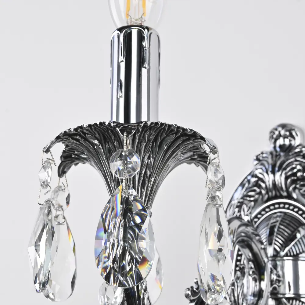 Фото 6 Настенный светильник Bohemia ivele crystal 382109 цвет хром Фото 6 Настенный светильник Bohemia ivele crystal 382109 цвет хром