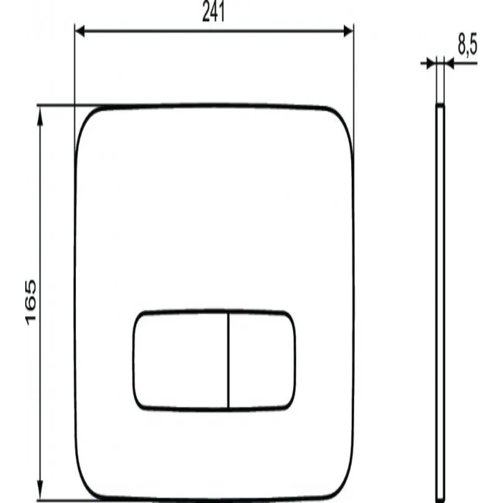 Фото 2 Панель смыва Ideal standard 00000076896 цвет серый/серебристый Фото 2 Панель смыва Ideal standard 00000076896 цвет серый/серебристый