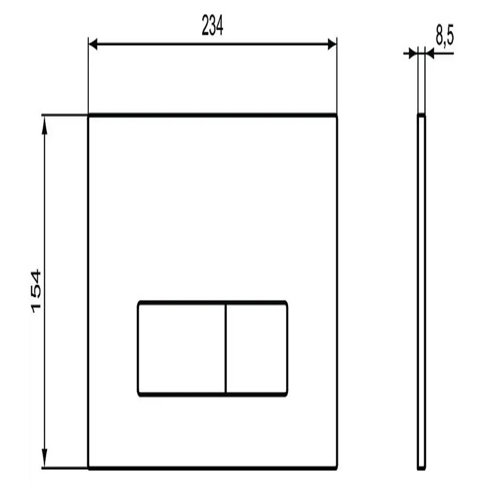 Фото 3 Панель смыва Ideal standard 00000080212 цвет серый/серебристый Фото 3 Панель смыва Ideal standard 00000080212 цвет серый/серебристый