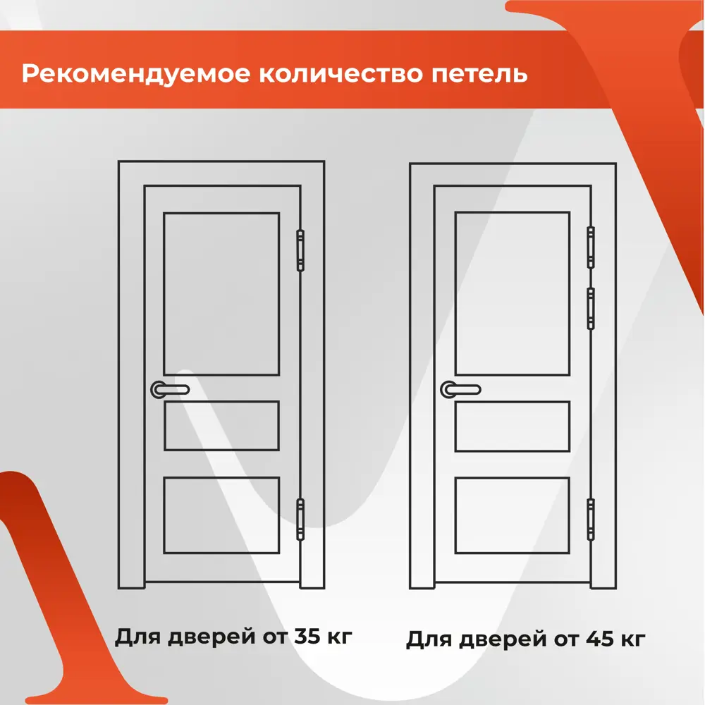 Фото 4 Петли дверные накладные бабочки Vettore FLUSH 125×75×2.5 мм SN сатин Фото 4 Петли дверные накладные бабочки Vettore FLUSH 125×75×2.5 мм SN сатин