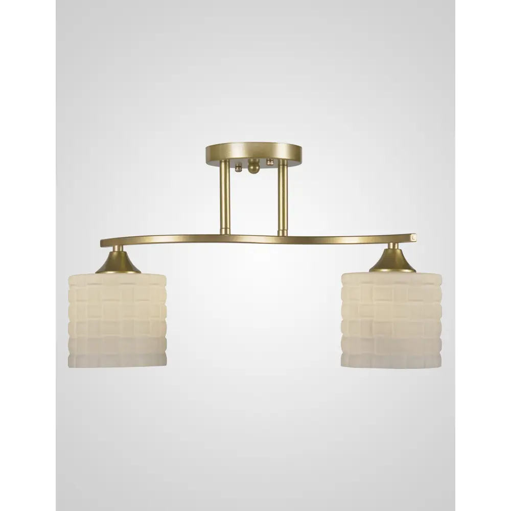 Фото Люстра потолочная Мелодия света Нео-классика 000066022 2 лампы 8 м² цвет золото Фото Люстра потолочная Мелодия света Нео-классика 000066022 2 лампы 8 м² цвет золото