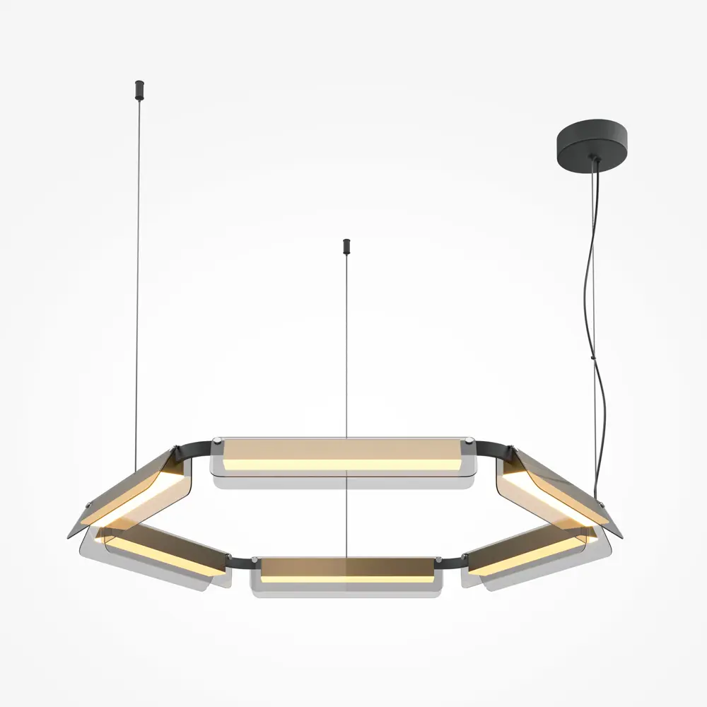 Фото Светильник подвесной светодиодный Maytoni Flat Mod296pl-l60bs3k 30 м² теплый белый (желтый) свет цвет латунь Фото Светильник подвесной светодиодный Maytoni Flat Mod296pl-l60bs3k 30 м² теплый белый (желтый) свет цвет латунь