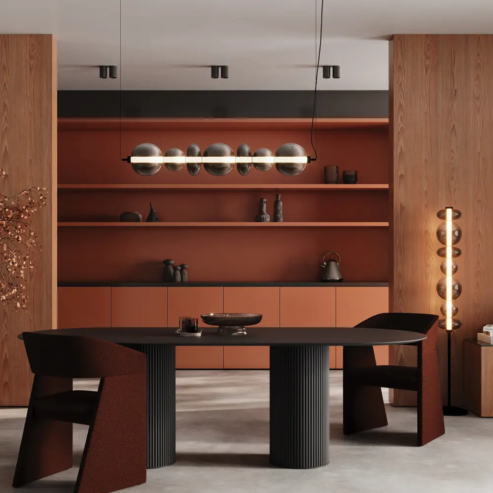 Фото 7 Светильник подвесной светодиодный Maytoni Futuro Mod307pl-l40bs3k 20 м² теплый белый (желтый) свет цвет латунь Фото 7 Светильник подвесной светодиодный Maytoni Futuro Mod307pl-l40bs3k 20 м² теплый белый (желтый) свет цвет латунь