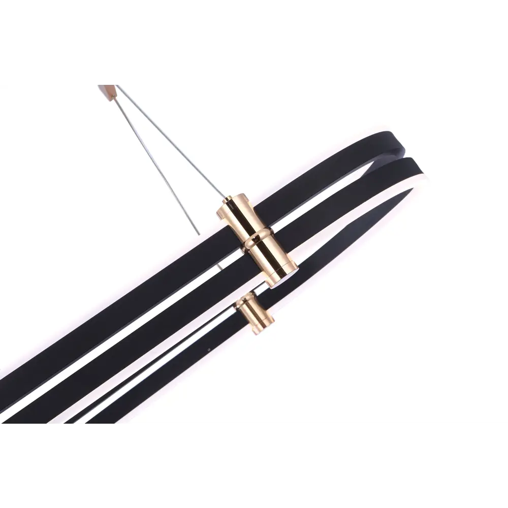 Фото 4 Светильник подвесной светодиодный Zortes Duble-r с пультом управления 46 м² теплый белый (желтый), нейтральный белый свет цвет белый, золото, антрацит