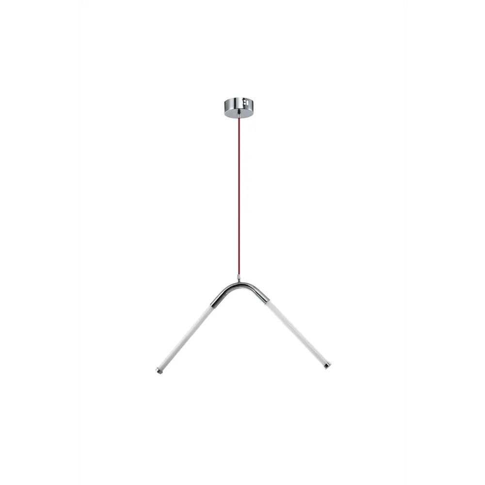 Фото 6 Светильник подвесной светодиодный Zortes Fau Zrs.57786.01 10 м² нейтральный белый свет цвет хром, белый