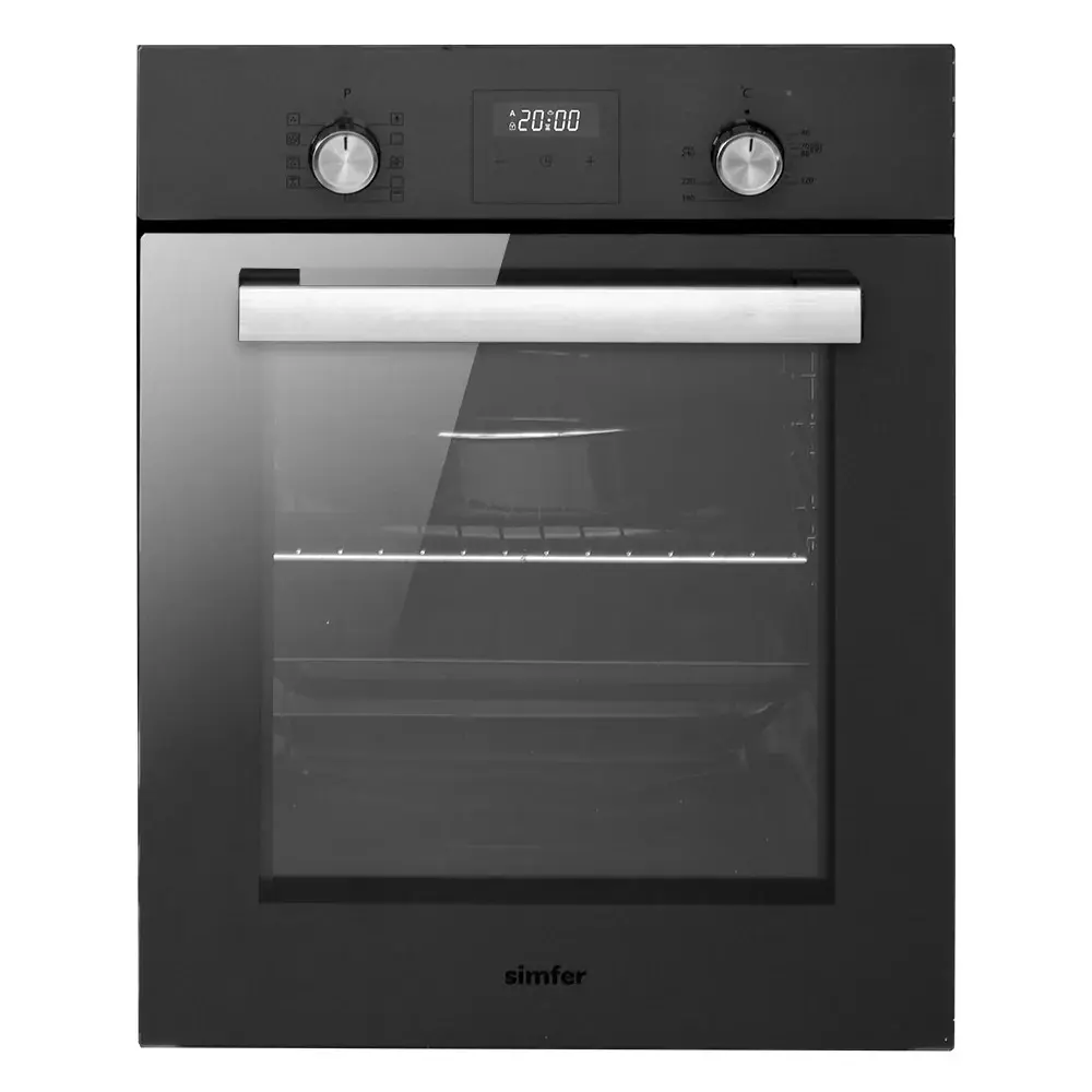 Фото 12 Электрический встраиваемый духовой шкаф Simfer B4EG59070 45х59.5х56 см цвет серый Фото 12 Электрический встраиваемый духовой шкаф Simfer B4EG59070 45х59.5х56 см цвет серый