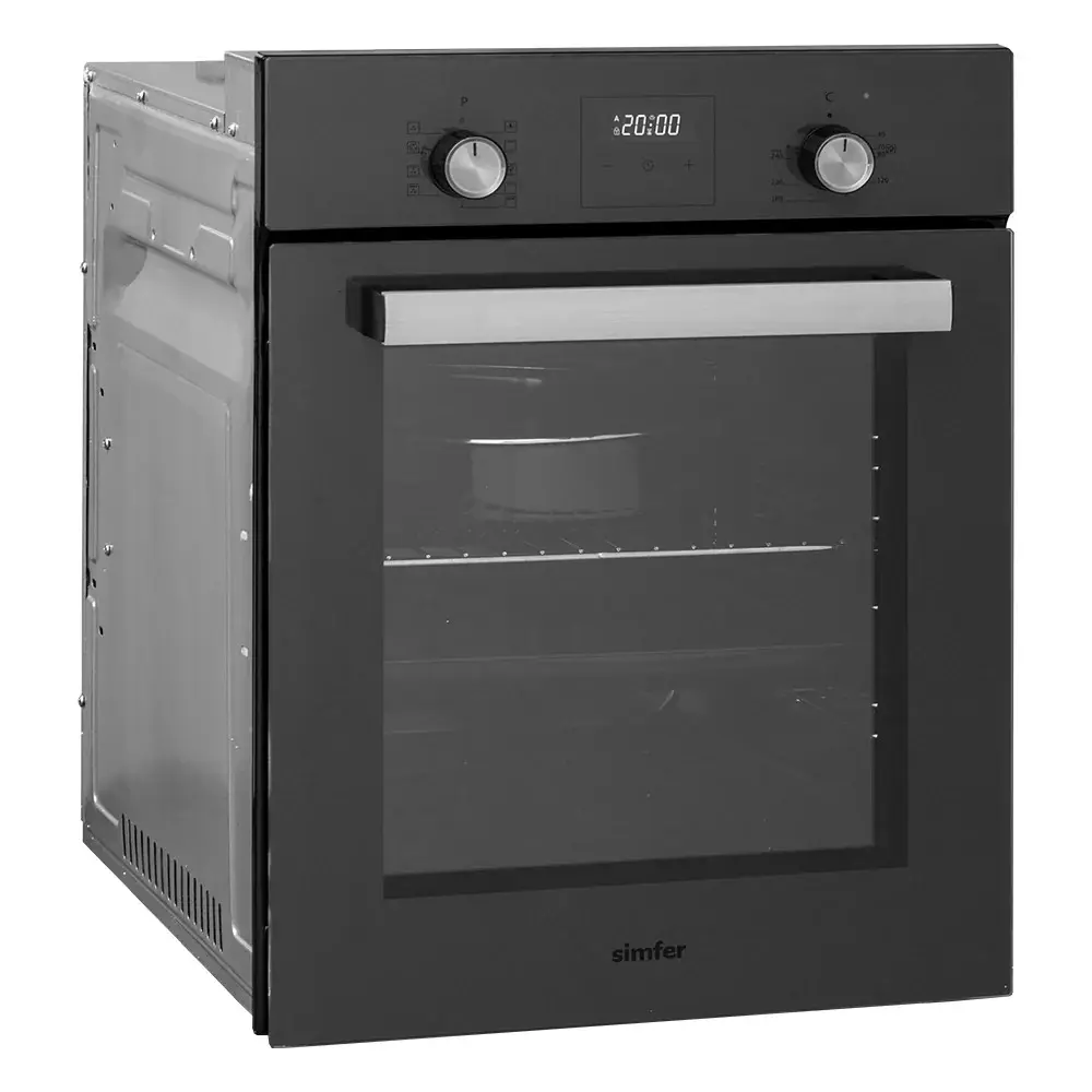 Фото 14 Электрический встраиваемый духовой шкаф Simfer B4EG59070 45х59.5х56 см цвет серый Фото 14 Электрический встраиваемый духовой шкаф Simfer B4EG59070 45х59.5х56 см цвет серый