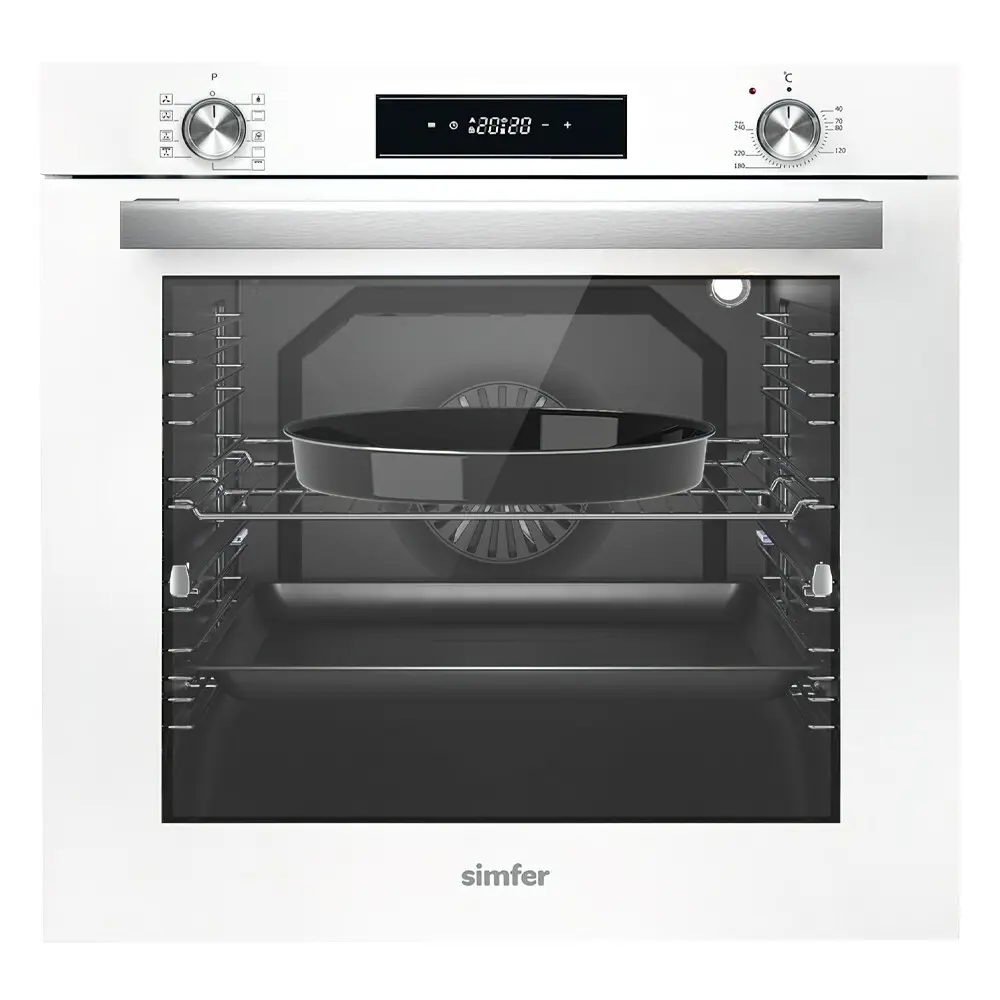 Фото 13 Электрический встраиваемый духовой шкаф Simfer B6EC69070 60х59.5х56.5 см цвет белый Фото 13 Электрический встраиваемый духовой шкаф Simfer B6EC69070 60х59.5х56.5 см цвет белый