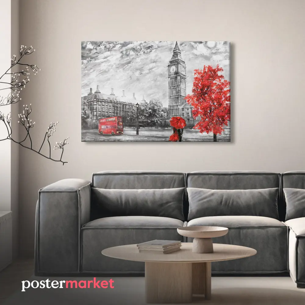 Фото 3 Картина без рамки Postermarket Лондон 60x90 см Фото 3 Картина без рамки Postermarket Лондон 60x90 см
