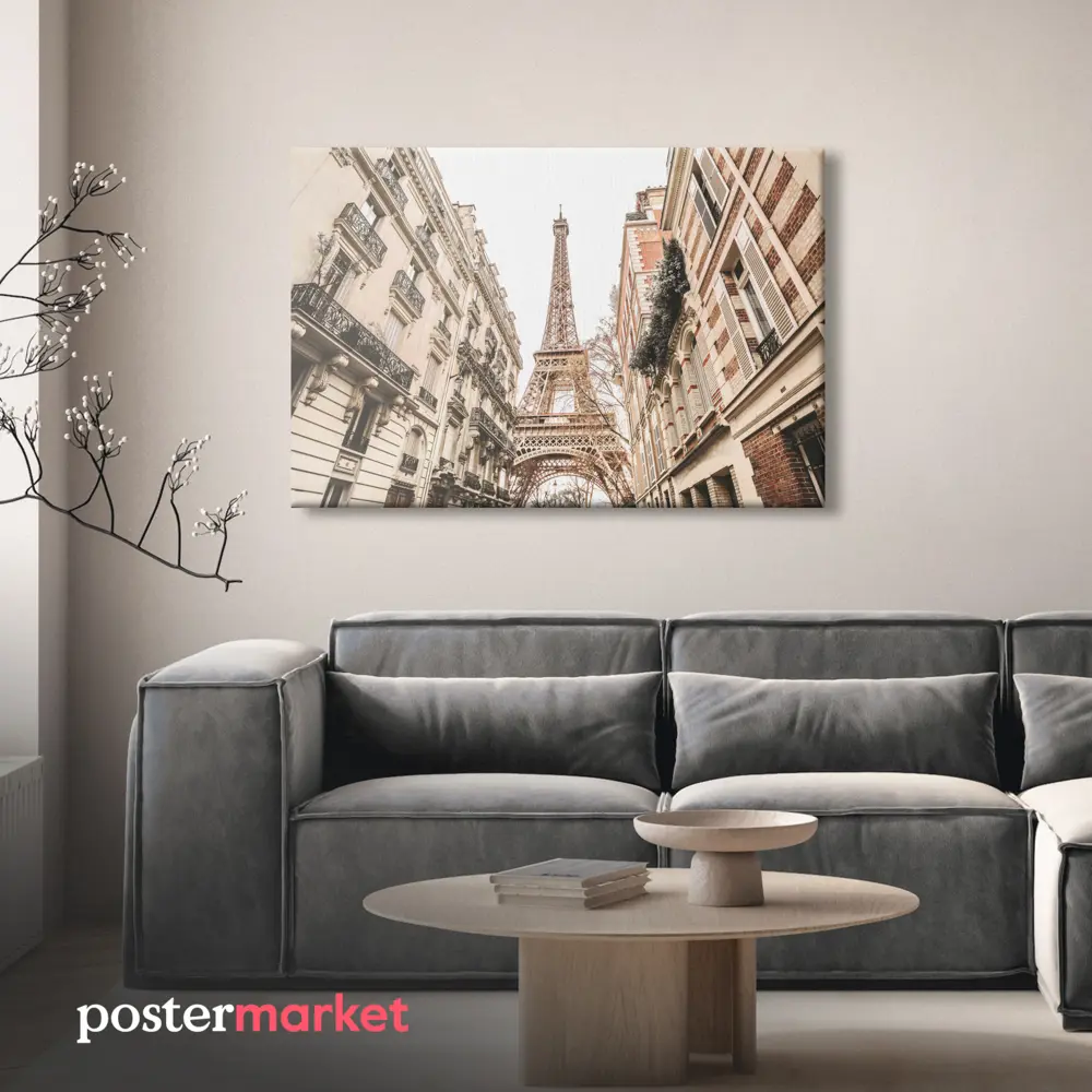 Фото 3 Картина без рамки Postermarket Улица в Париже 60x90 см
