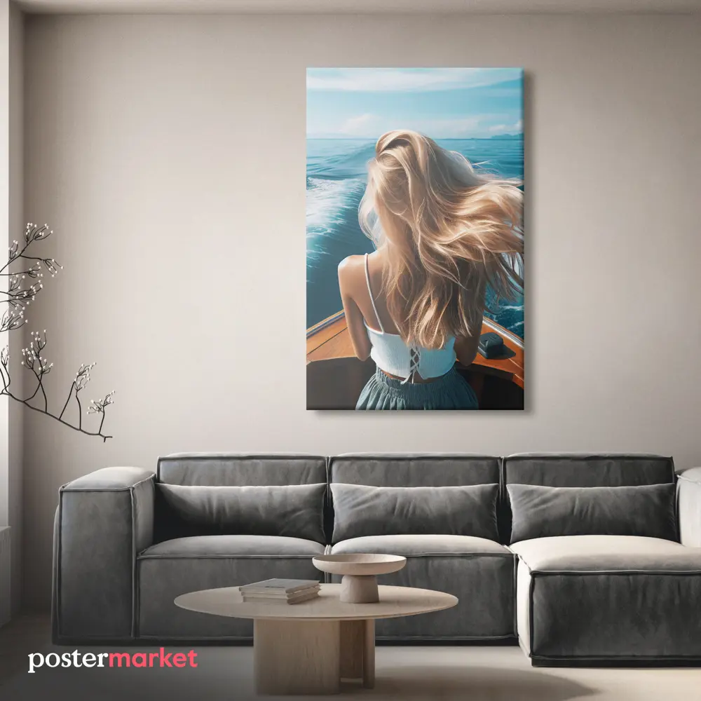 Фото 4 Картина без рамки Postermarket Девушка на яхте 110x70 см Фото 4 Картина без рамки Postermarket Девушка на яхте 110x70 см