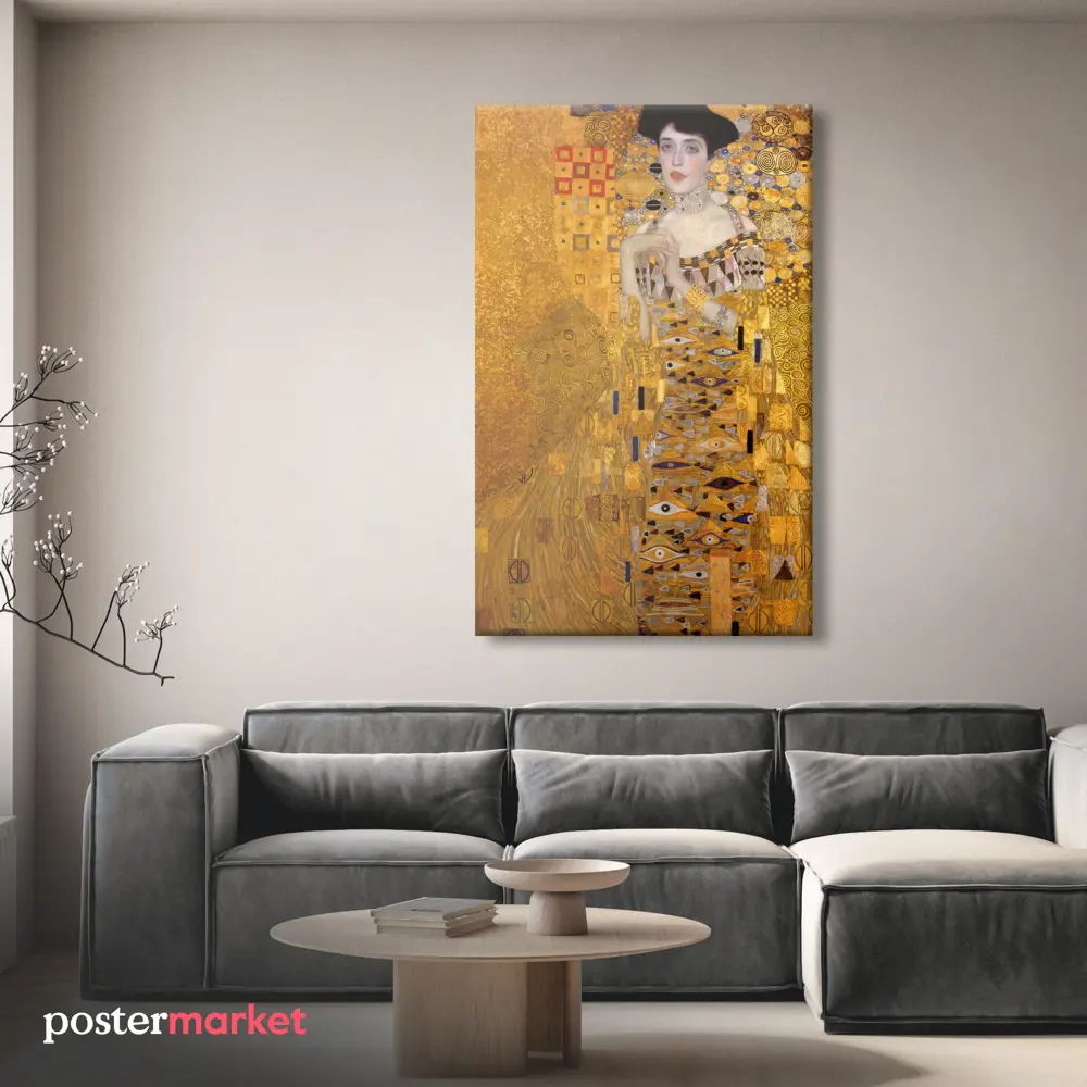Фото 3 Картина без рамки Postermarket Золотая Адель 110x70 см Фото 3 Картина без рамки Postermarket Золотая Адель 110x70 см