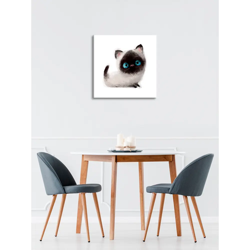 Фото 4 Картина без рамки Postermarket Котенок 40x40 см Фото 4 Картина без рамки Postermarket Котенок 40x40 см