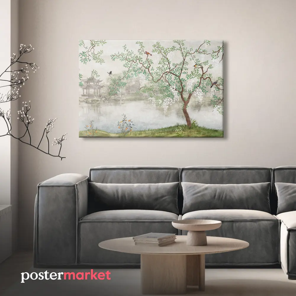 Фото 4 Картина без рамки Postermarket Японский сад 60x90 см Фото 4 Картина без рамки Postermarket Японский сад 60x90 см
