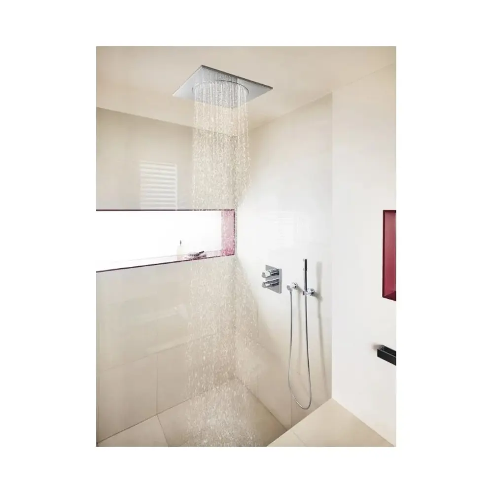 Фото 3 Лейка для верхнего душа Grohe 00000058997 квадрат цвет хром