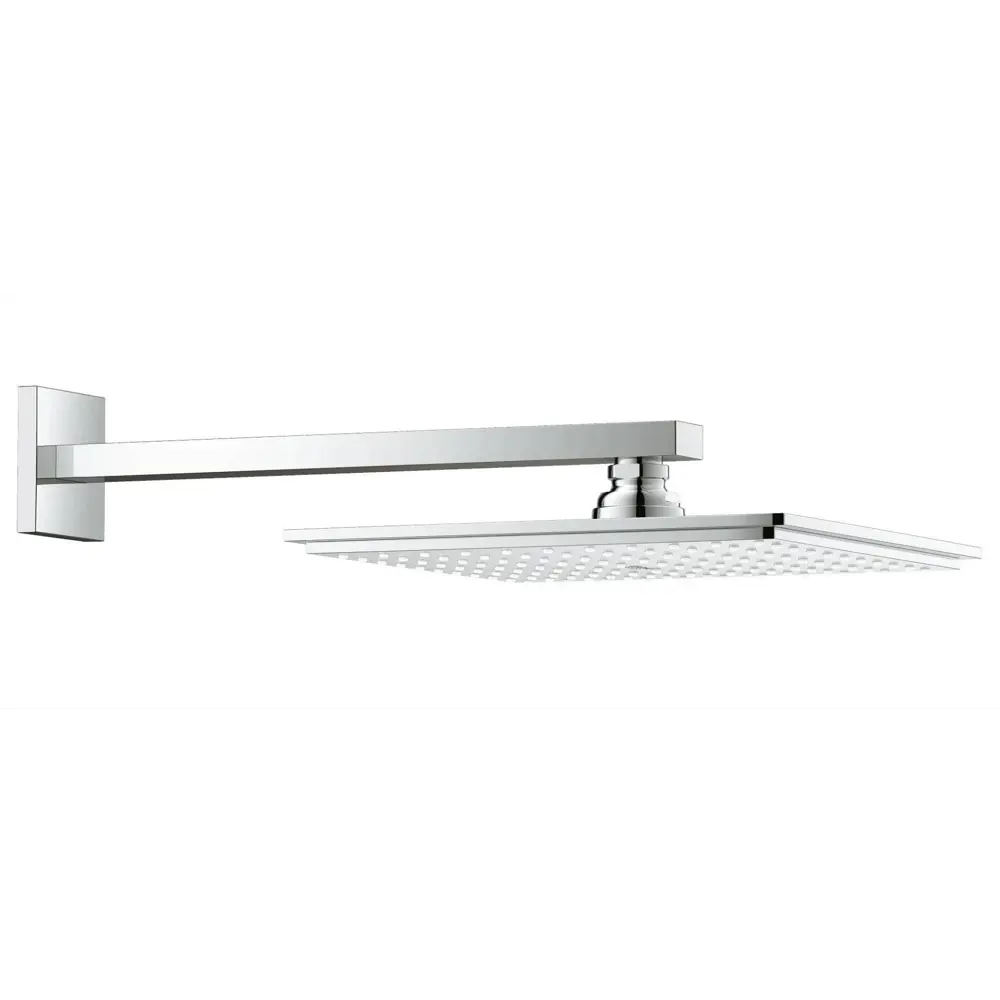 Фото Лейка для верхнего душа Grohe 00000080945 квадрат цвет хром Фото Лейка для верхнего душа Grohe 00000080945 квадрат цвет хром