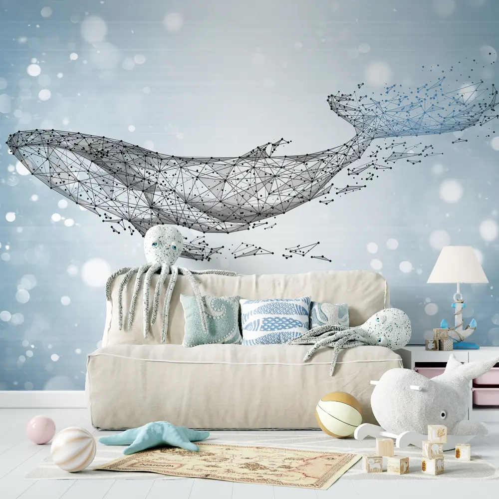Фото 4 Фотообои 300x270 детские бумажные на стену 3d EnjoyWall Созвездие Кит в море обои для детской комнаты Фото 4 Фотообои 300x270 детские бумажные на стену 3d EnjoyWall Созвездие Кит в море обои для детской комнаты