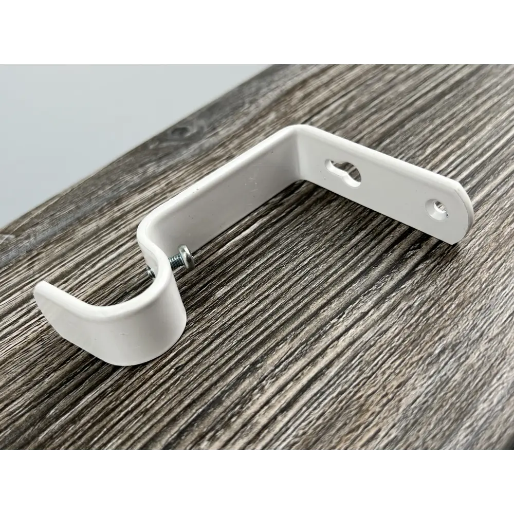 Фото 6 Кронштейн для карниза D20 однорядный 8 см белый Фото 6 Кронштейн для карниза D20 однорядный 8 см белый