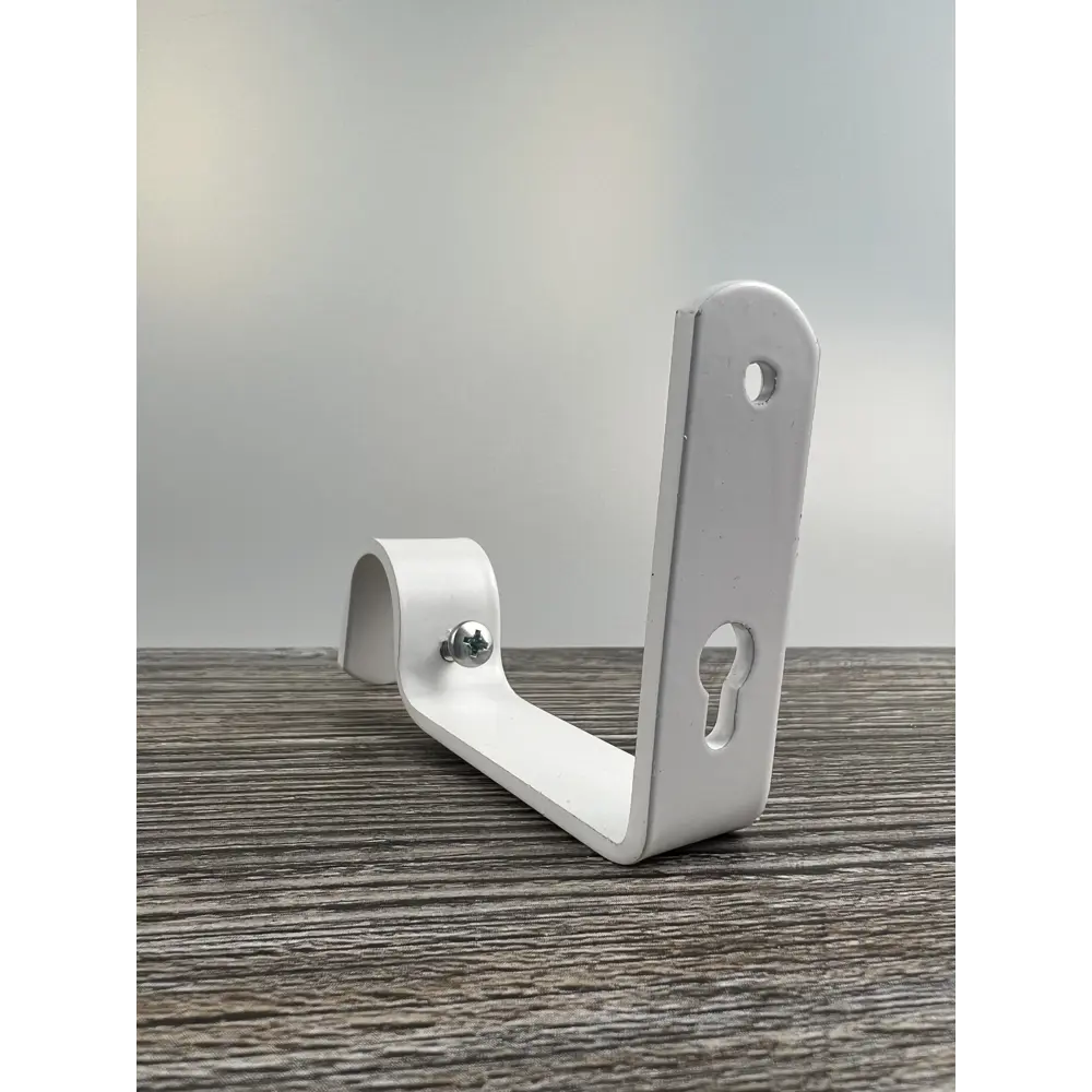 Фото 5 Кронштейн для карниза D20 однорядный 8 см белый Фото 5 Кронштейн для карниза D20 однорядный 8 см белый