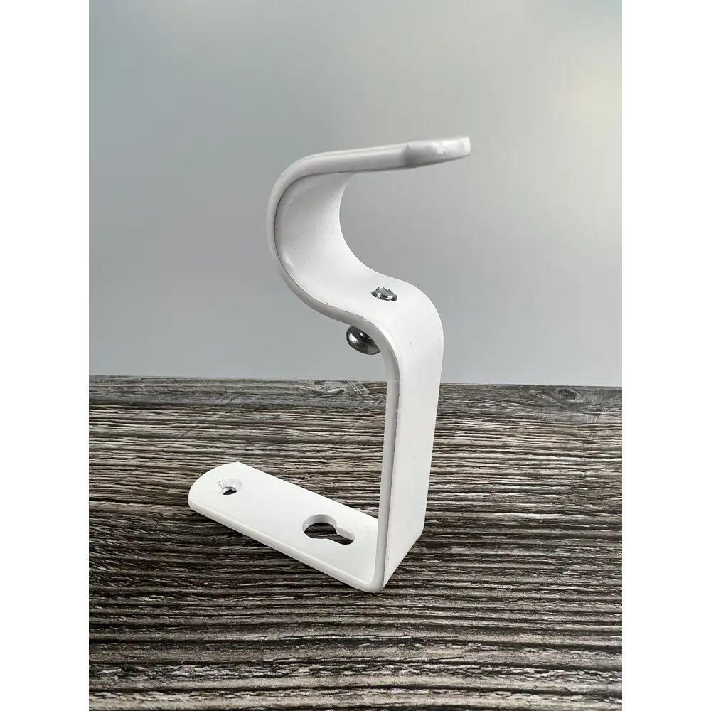 Фото 4 Кронштейн для карниза D20 однорядный 8 см белый Фото 4 Кронштейн для карниза D20 однорядный 8 см белый