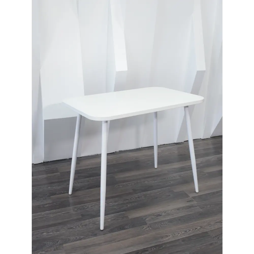 Фото 4 Стол кухонный прямоугольный Card&loft 90x90 см ЛДСП цвет белый Фото 4 Стол кухонный прямоугольный Card&loft 90x90 см ЛДСП цвет белый