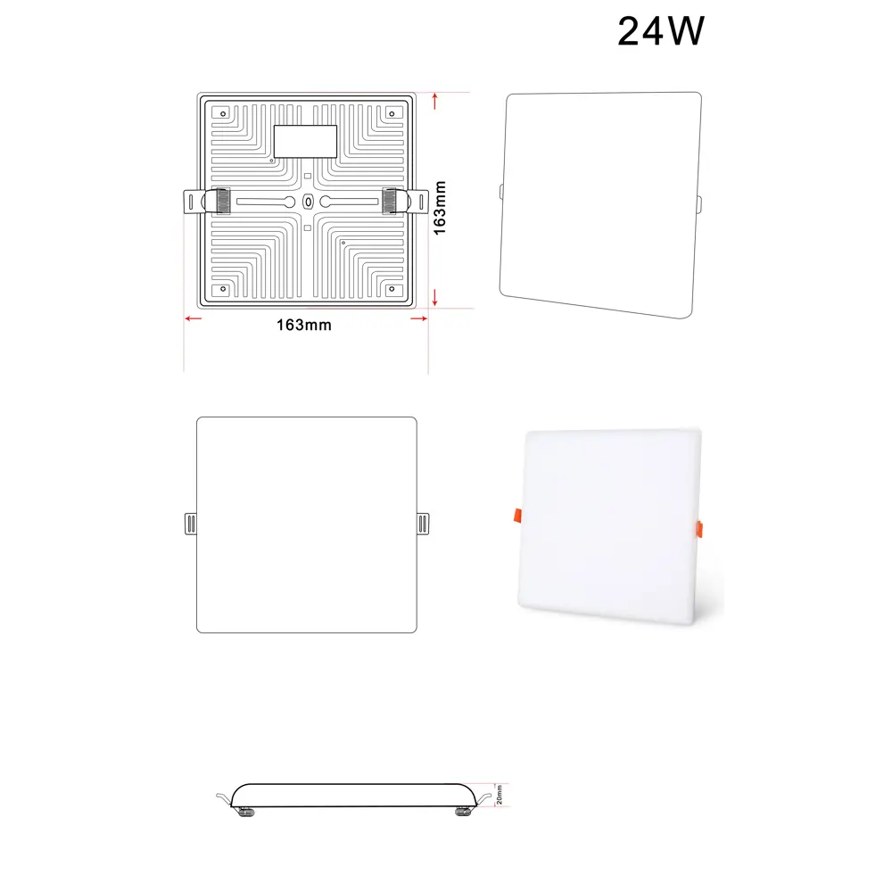 Фото 3 Светильник точечный встраиваемый светодиодный Zortes Cloud Zrs.57794.24 15 м² под отверстие 143 мм цвет белый Фото 3 Светильник точечный встраиваемый светодиодный Zortes Cloud Zrs.57794.24 15 м² под отверстие 143 мм цвет белый