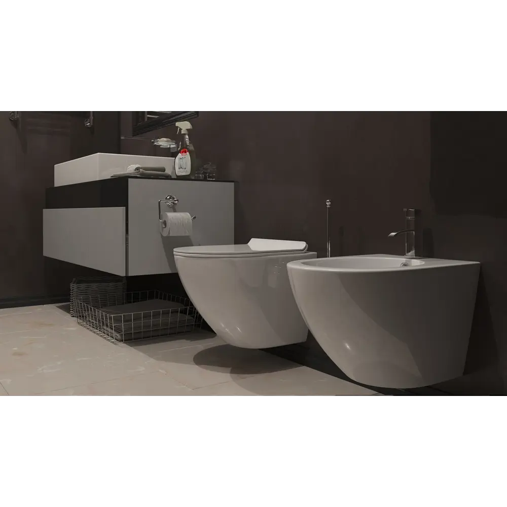 Фото 3 Комплект инсталляция с унитазом Timo TWC-01+FP-002W+TK-403 цвет белый Фото 3 Комплект инсталляция с унитазом Timo TWC-01+FP-002W+TK-403 цвет белый