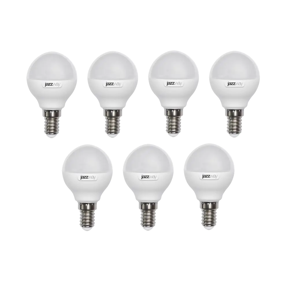 Фото Лампа светодиодная Jazzway 2859570A PLED SUPER POWER E14 230 В 9 Вт шар малый матовая 3000 Лм теплый белый свет Фото Лампа светодиодная Jazzway 2859570A PLED SUPER POWER E14 230 В 9 Вт шар малый матовая 3000 Лм теплый белый свет