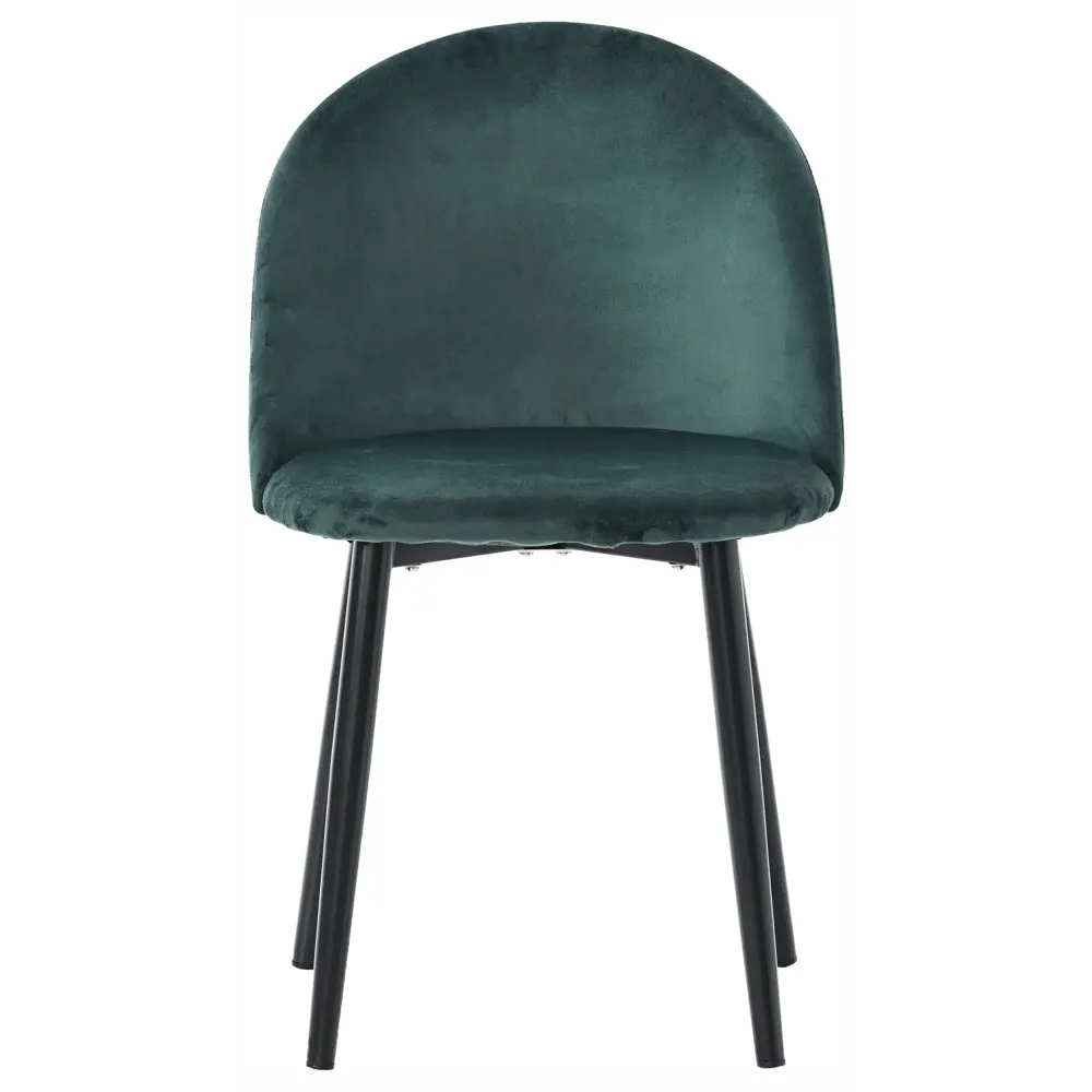 Фото 2 Набор стульев 3 шт Hesby Evoke synchrony 45х78х55 см велюр цвет черный/зеленый Фото 2 Набор стульев 3 шт Hesby Evoke synchrony 45х78х55 см велюр цвет черный/зеленый