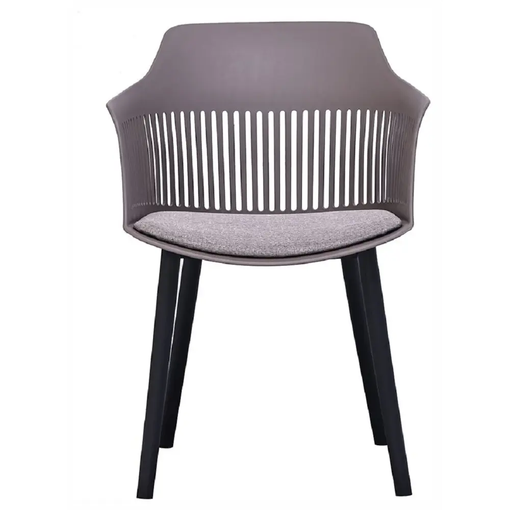 Фото 2 Стул Hesby Luminary serenity 56х78х55 см текстиль цвет серый/черный