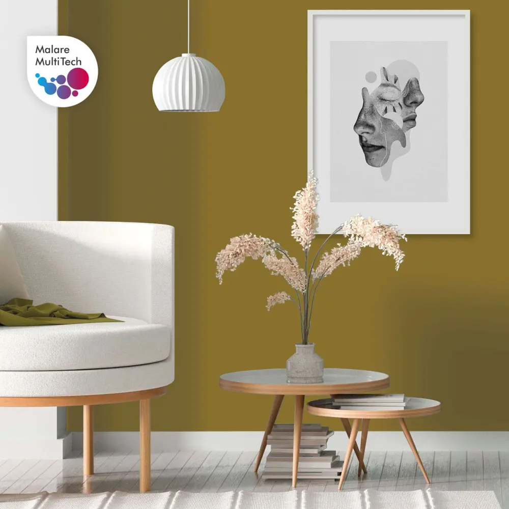 Фото 5 Краска для стен влажных помещений керамической кафельной плитки Malare Ceraflex Latex быстросохнущая матовая цвет греческая олива 0.5 кг