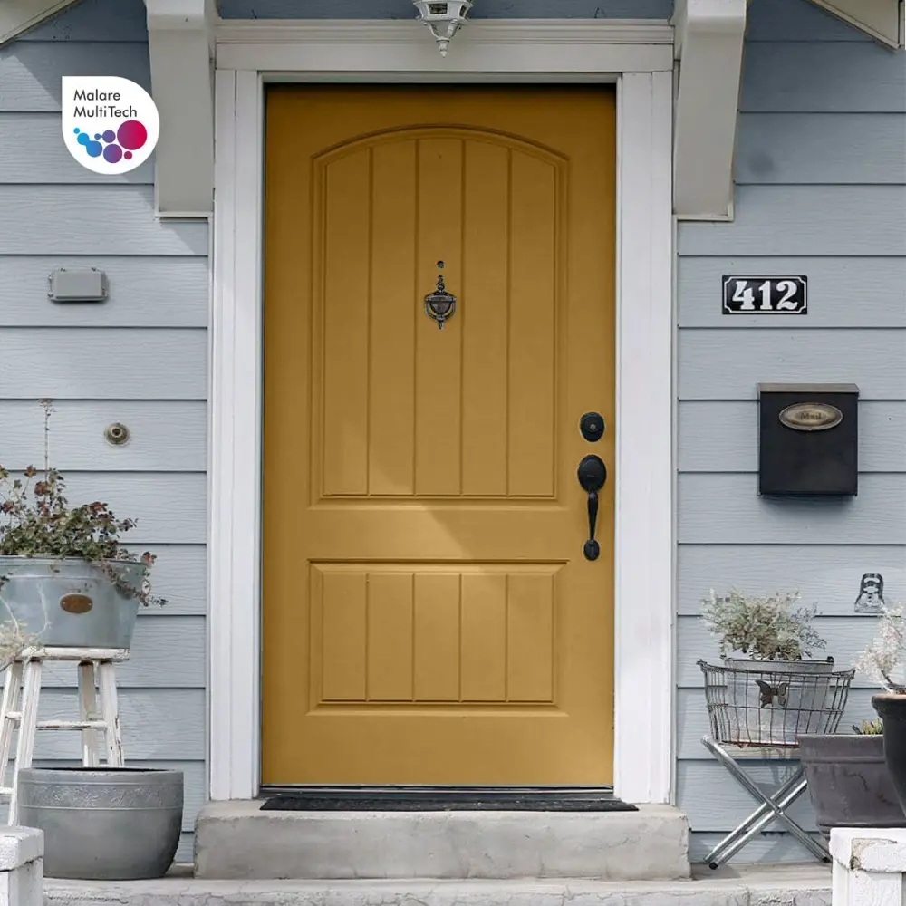 Фото 6 Краска для стен влажных помещений керамической кафельной плитки Malare Ceraflex Latex быстросохнущая матовая цвет светло-серый 1 кг